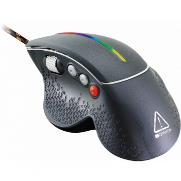 Mouse gaming Canyon Apstar, 6400 DPI, 6 Butoane, Iluminare LED